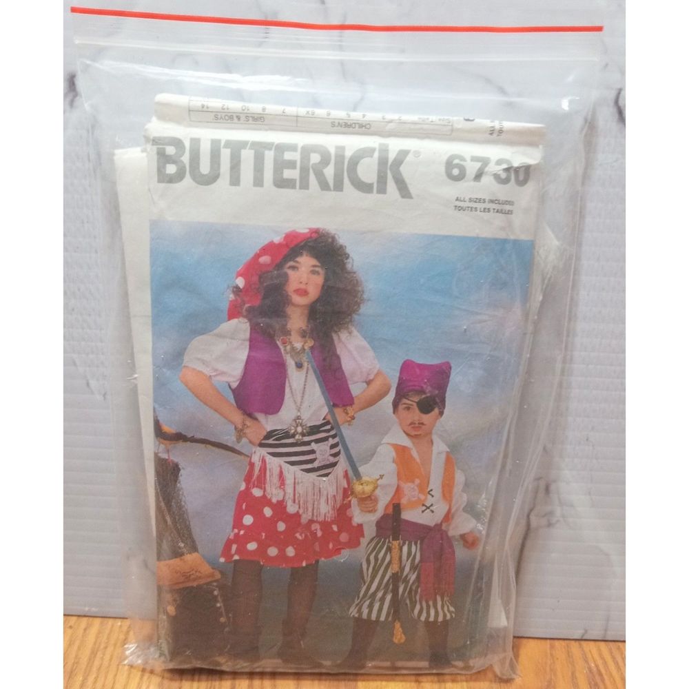Butterick 6730 Sewing Pattern (Vintage) CUT